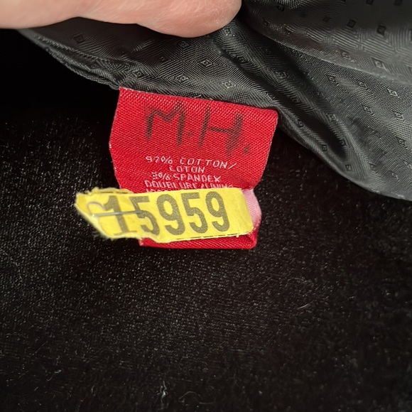 Glensport Collection, Black Blazer with White Stitch Decorative Trim, Size 14 - Picture 7 of 9